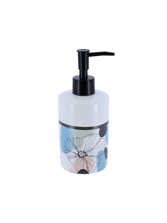 Ceramic Soap Dispenser Φ7.5x17.5 T-d Flowers 6277747 Φ7.5x17.5
