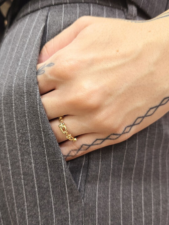 Mentzos Дамски Пръстен от Злато 14K
