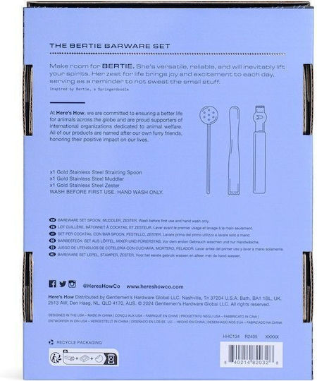 Bertie Barware Set 3 Τεμάχια Here's How