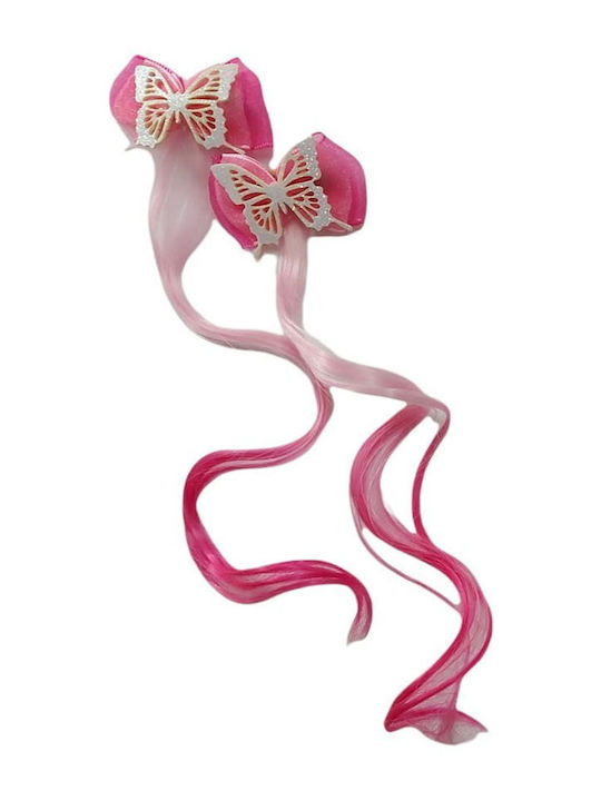 Kinder Haarspangen Verlängerung Schmetterling Set aus 2 Ro-ro Accessoires Zufällige Farbauswahl Mädchen Kinder Haarspangen Verlängerung Schmetterling Set aus 2 Ro-ro Accessoires Zufällige Farbauswahl Mädchen