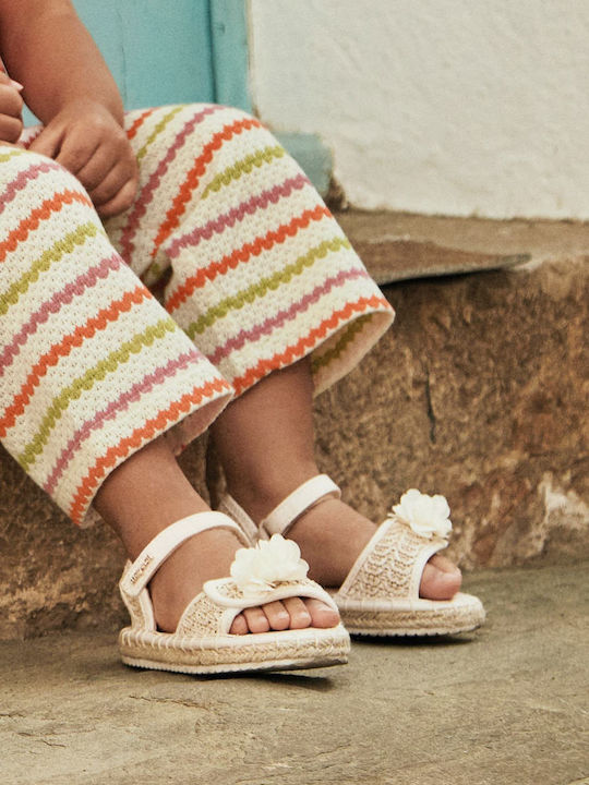 Mayoral Kids' Sandals Ecru