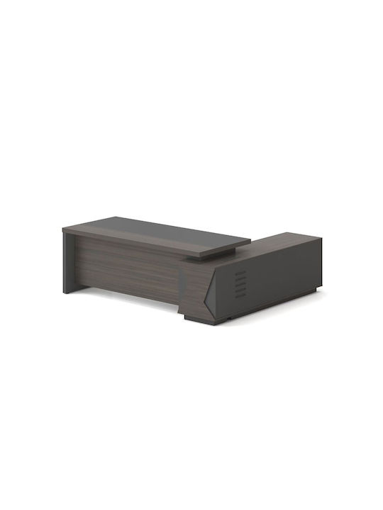 Professionelles Büro Vip Holz Grey Walnut 180x90x75cm
