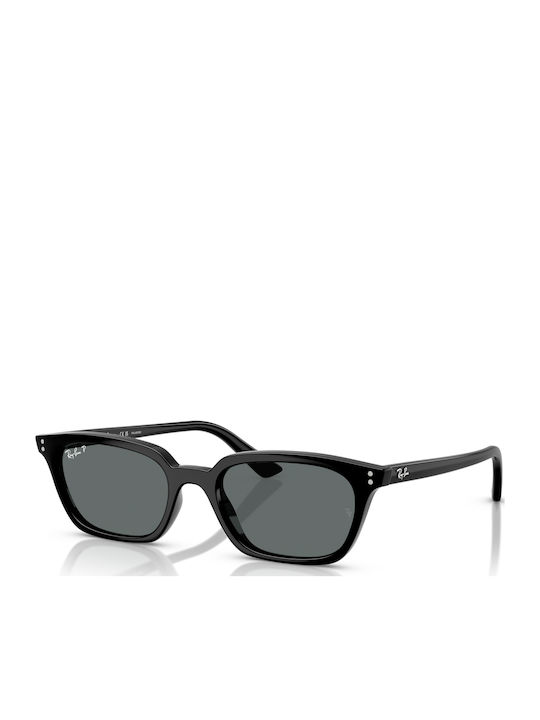Ray Ban Women's Sunglasses with Black Plastic Frame and Gray Lens RB4456 6677/81