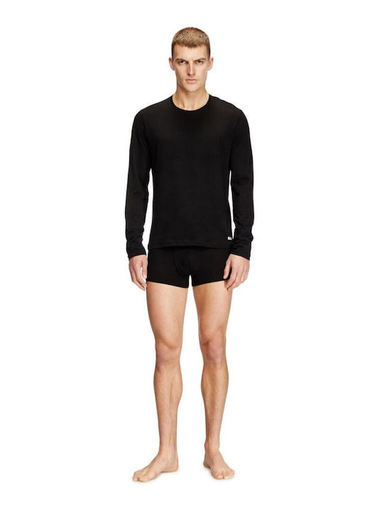 Diesel Men's Undershirt Long-sleeved Black