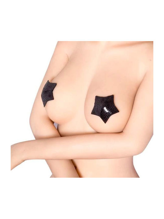 Naughty Toys Funkelnde Stern Nippelabdeckungen Rot