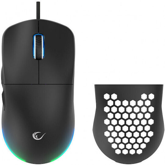 Rampage RGB Gaming Ποντίκι 12800 DPI Μαύρο