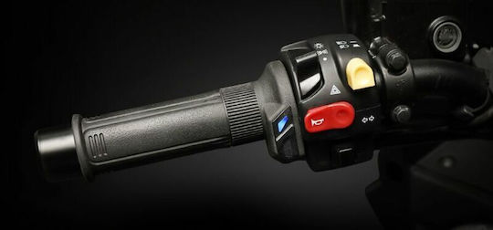 Koso Beheizbare Motorradlenkergriffe 22mm in Schwarz Farbe