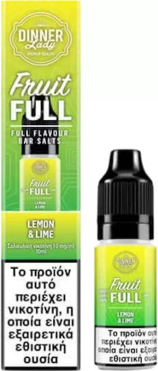 Dinner Lady Fertige Nachfüllflüssigkeit Fruit Full mit Fruchtig Geschmack 10mg 10ml