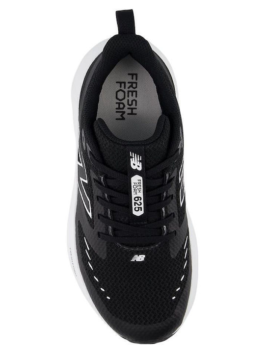 Fresh Foam Αθλητικά Παιδικά Παπούτσια Running με Κορδόνια Μαύρα
