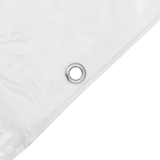 vidaXL Waterproof Tarpaulin 350gr/m² 3x3m. Heavy Duty Transparent