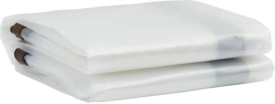 vidaXL Waterproof Tarpaulin 140gr/m² 5x3m. Light Type Transparent