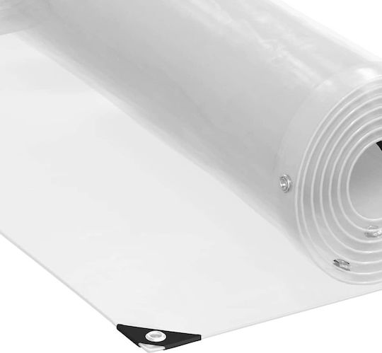 vidaXL Wasserdicht Plane 350gr/m² 2x1m. Hohe Beanspruchung Transparent