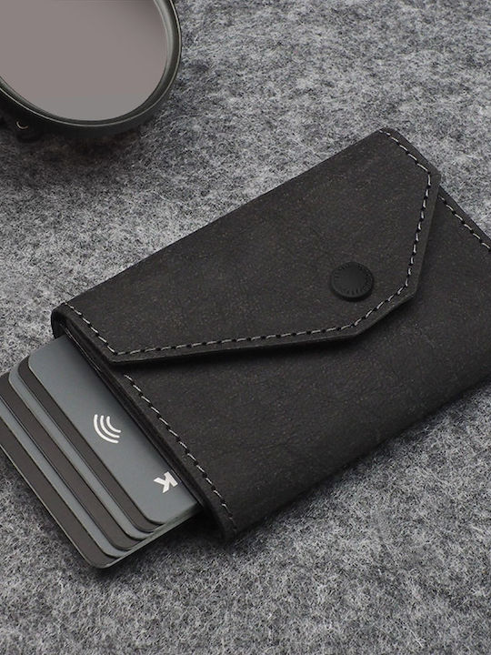Porter Go Ανδρικό Πορτοφόλι με RFID Μαύρο