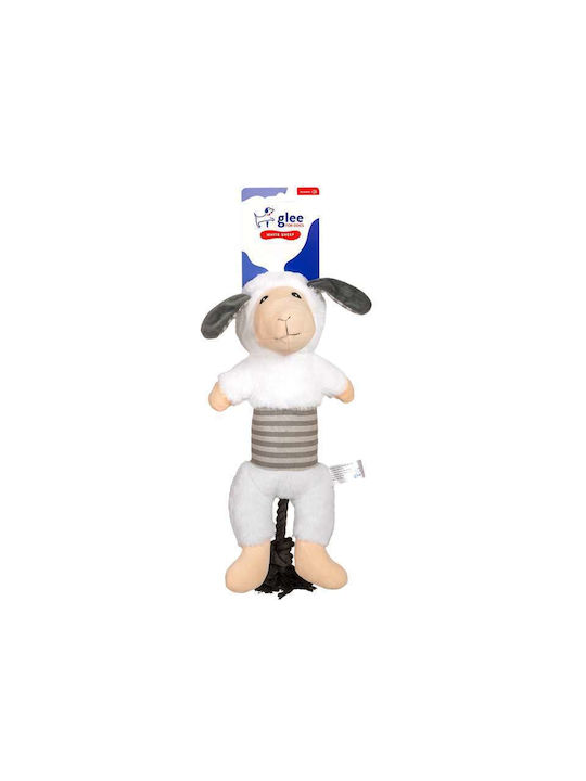 Παιχνίδι Σκύλου Glee Sheep Rope Tail Squeaky 15x40cm