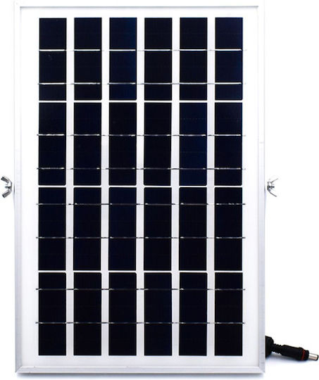 Στεγανός Ηλιακός Προβολέας LED 50W Ψυχρό Λευκό 6500K με Τηλεχειριστήριο IP67