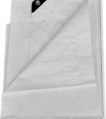 GTC Αδιάβροχος Μουσαμάς 190gr/m² 4x5μ. Βαρέως Τύπου Λευκός