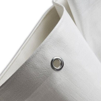 Grasher Waterproof Tarpaulin 190gr/m² 5x3m. Heavy Duty White