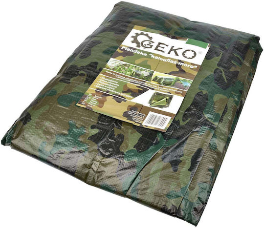 Geko Waterproof Tarpaulin 100gr/m² 8x5.49m. Light Type