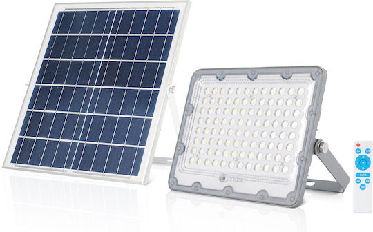 Evivak Ηλιακός Προβολέας LED 50W Ψυχρό Λευκό 6000K