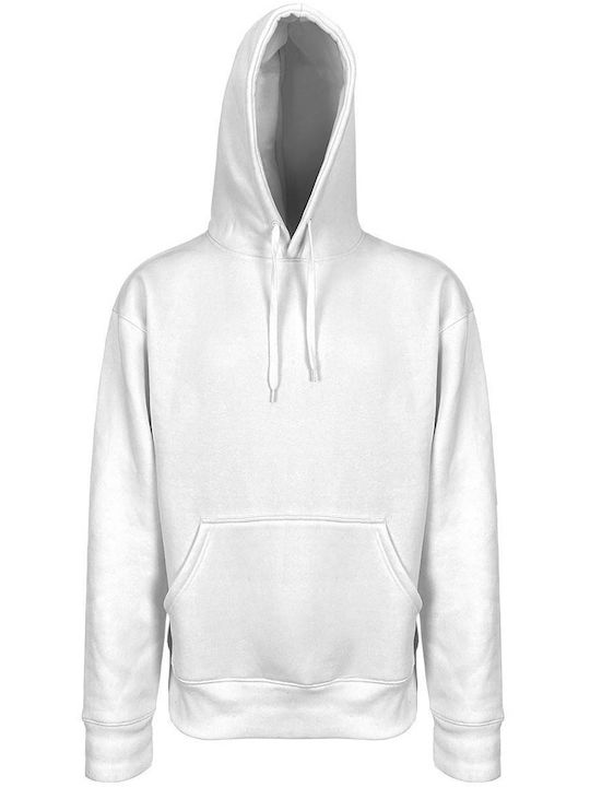 Seed - 00148B Adult hooded sweatshirt 50% cotton - 50% polyester, 300gr About Basics WHITE