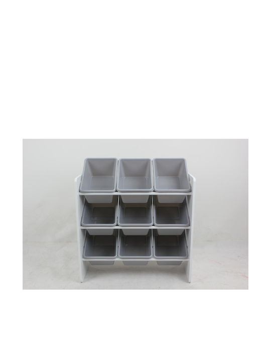 U-Grow Система за съхранение на играчки сив 63x30x60см