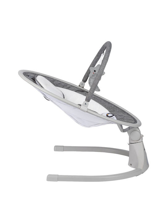 FreeOn Elektrisch Baby Relax Schaukel Elite Swing mit Musik Gray für Kind bis 9kg