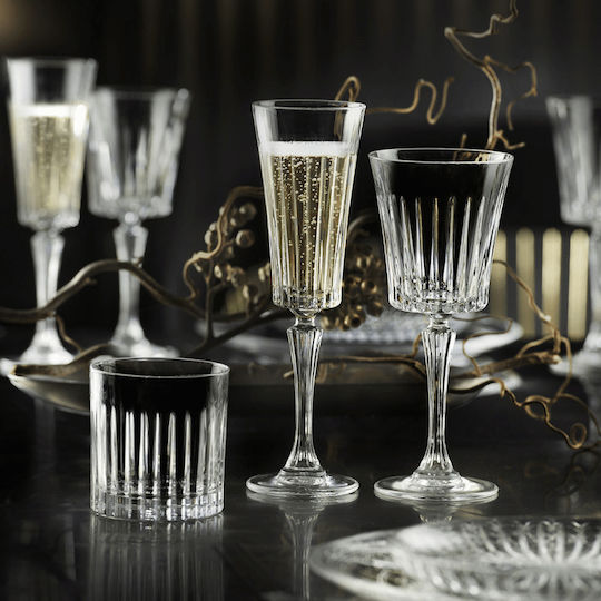 RCR Timeless Crystal Wine Glasses Set 230ml 24 Pieces