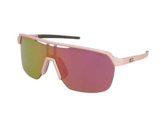 Julbo Cycling Glasses with Pink Frame & Multicolour Lenses