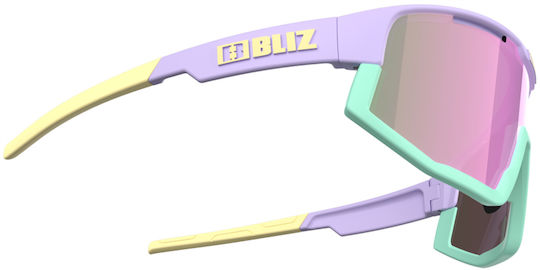 Bliz Велосипедни очила Fusion с Лилав рамка и Колоритен лещи