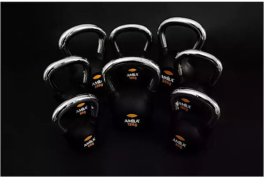 AMILA Kettlebell Rubber 10kg Black