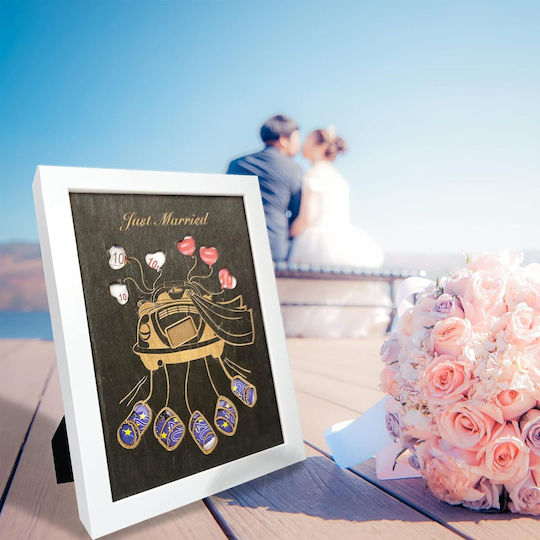 Dmhsgift Frame Money Slot Wedding Gift Black