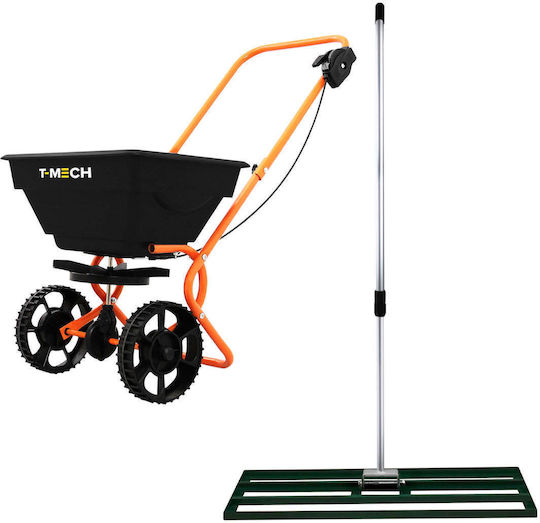 Rotary Spreader & 100cm Lawn Leveller Green