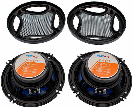 PerVoi Σετ Ηχεία Αυτοκινήτου 6" με 40W RMS (3 Δρόμων)