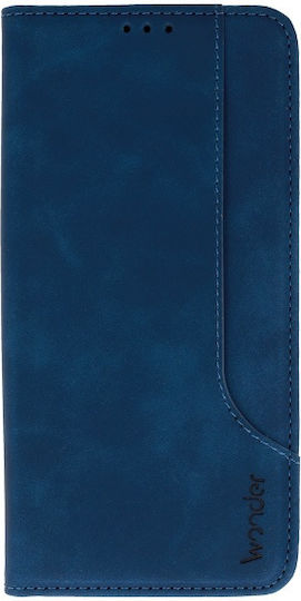 Samsung Buchen Sie Synthetisches Leder / Silikon Marineblau (Samsung Galaxy A36 5G)