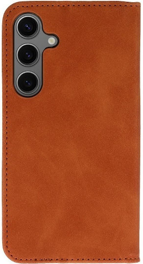 Samsung Book Δερματίνης / Σιλικόνης Καφέ (Samsung Galaxy A36 5G)