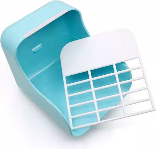 Hranitor pentru Iepuri 2 în 1 Fân și Hrană Uscată W15xD15xH18cm Roz