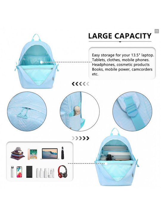 Miss Lulu Backpack Backpack for 15.4" Laptop Blue EQ2361