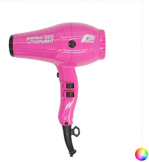 Parlux 385 Power Light Ionic Επαγγελματικό Πιστολάκι Μαλλιών 2150W Φούξια