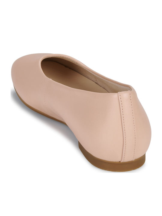 Damen Ballerinas in Beige Farbe
