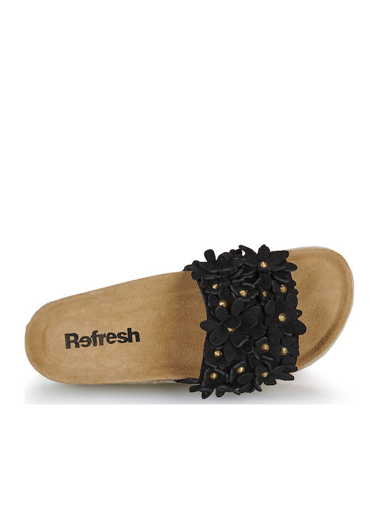 Flache Sandalen für Damen in Schwarz Farbe