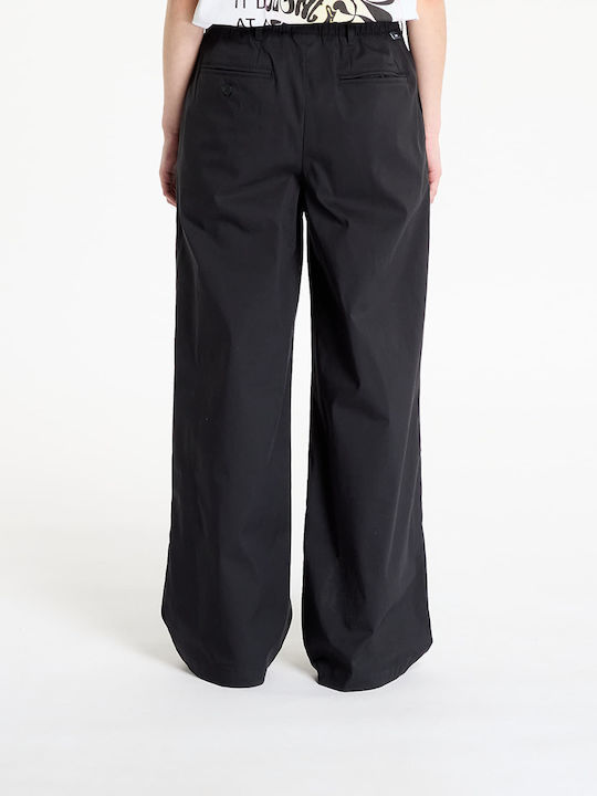 Damen Stoff Hose Black