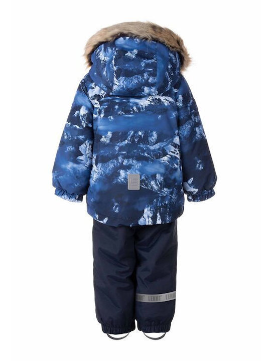 Lenne 22314-2009 Kids Trousers and Jacket Set for Ski & Snowboard Blue