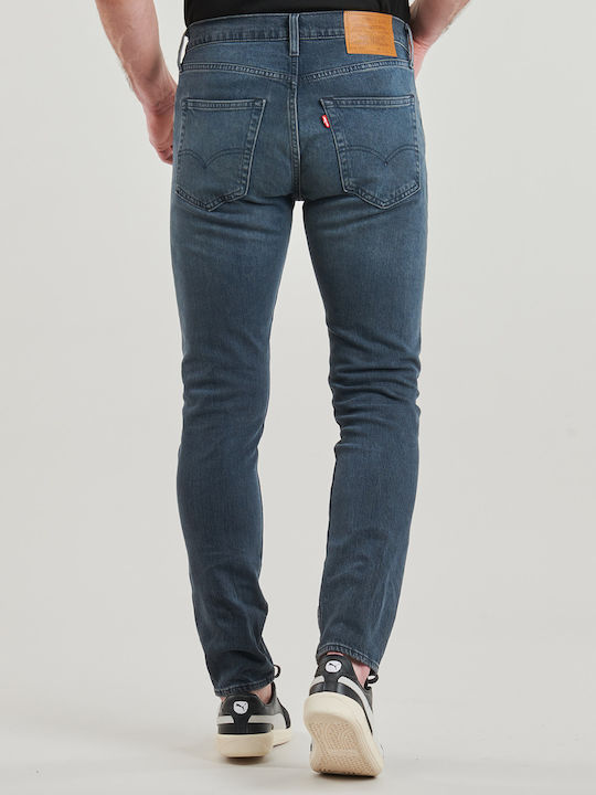 512 Men's Jeans Pants with Skinny Tapered Fit Blue