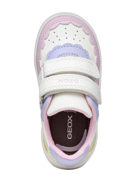 B Eclyper Kinder Sneakers Anatomisch mit Klettverschluss Weiß
