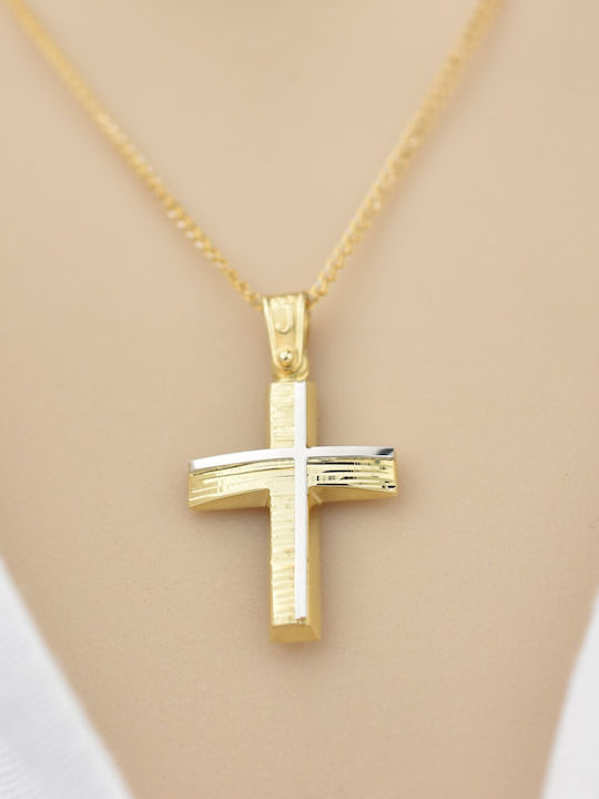 Goldjewels Women's Gold Cross 14K
