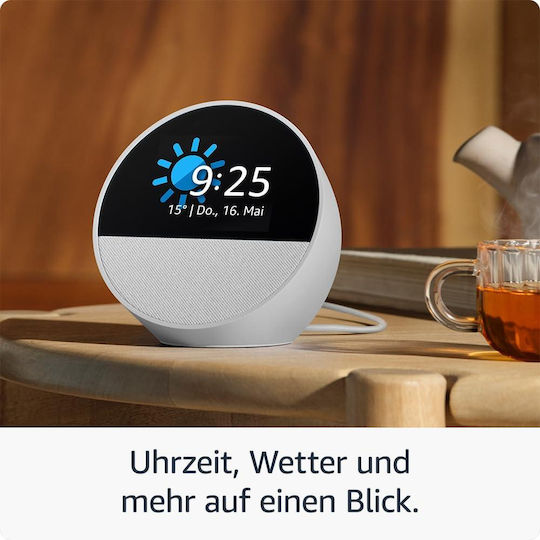 Amazon Echo Spot (2024) Умен хъб Wi-Fi / Bluetooth Съвместим с Alexa
