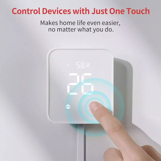 Switchbot Hub 2 Умен хъб Wi-Fi / Bluetooth / IR Съвместим с Google Home, Apple HomeKit, Alexa, IFTTT & Matter