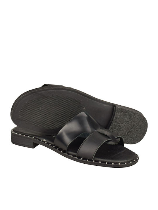 Sandale Casual Damă de Piele Negru