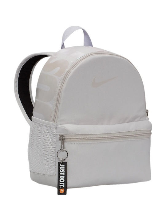 Nike Brasilia Jdi Παιδική Τσάντα Πλάτης Γκρι 33x25εκ.