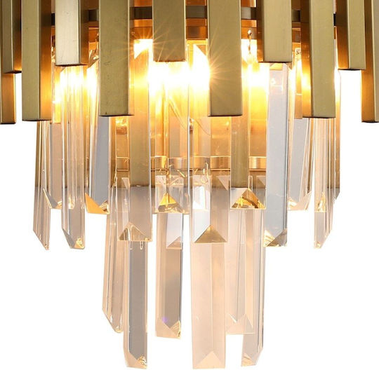 Eko Light Leuchte Wand Gold 25cm